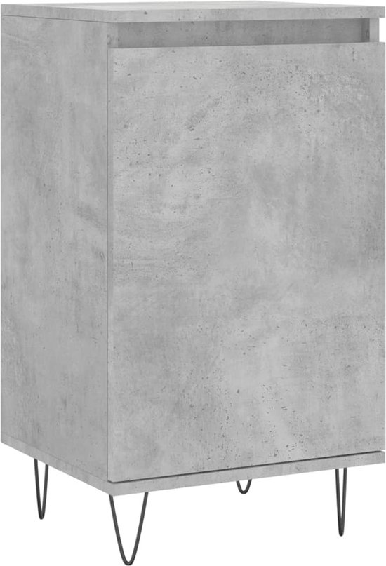 vidaXL Buffet - Commodes - Armoire - Armoire murale - Buffet 40x35x70 cm Bois d'ingénierie Béton Gris