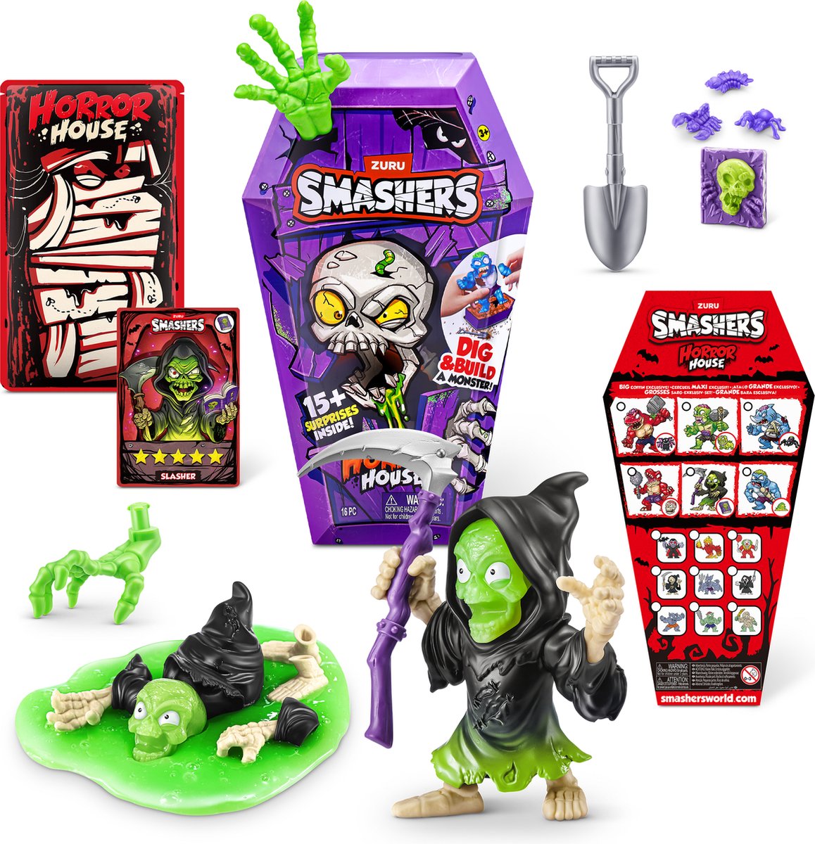Smashers Horror House van ZURU, Interactief Speelgoed, Verzamelspeelgoed voor Kinderen en Tieners