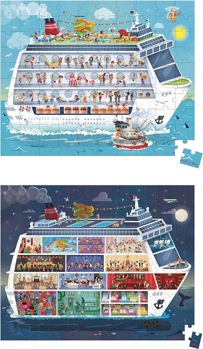 Cruise Ship Puzzles  100 en 200 Stukjes