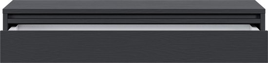 Selsey Evo Console, Engineered Wood, black, 90cm wide