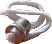 Lonthouder met kraag en 28 cm lont | 10 stuks