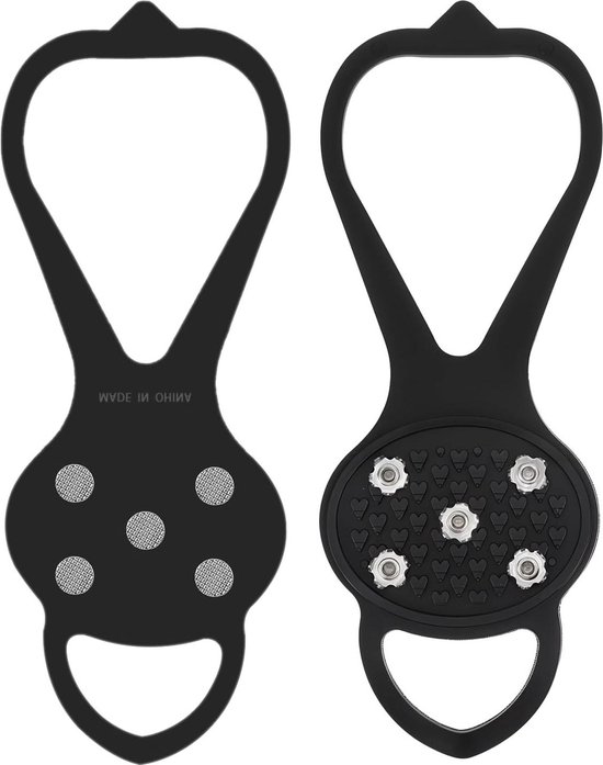 VOSAREA 1 Paar Ijsklemmen Ijsgrijpers Sneeuwgrepen Tractieplaten Antislip Schoenen En Laarzen Sneeuwspikes Voor Wandelen Joggen Wandelen Op Sneeuw En Ijs