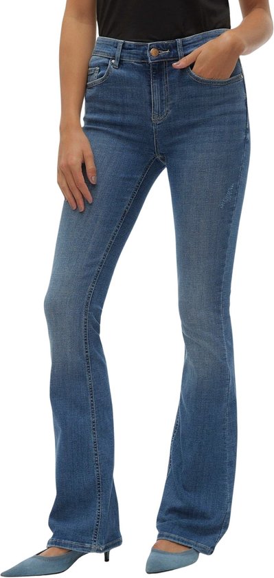 Vero Moda Flash Mid Rise Flared Jeans Dames - Maat XS X L32