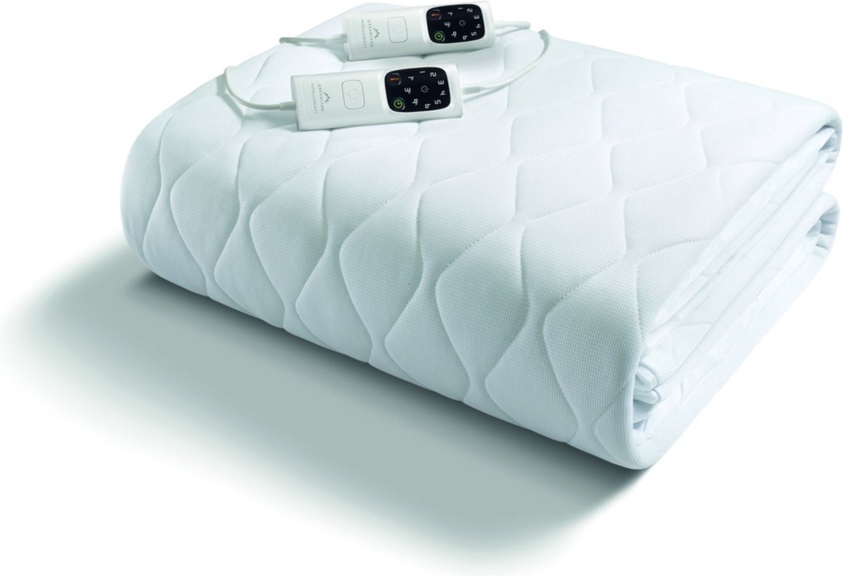 Afbeelding 3 van Dreamland 16970 2-persoons onderdeken - 195 x 165 cm - Matrashoes - Extra groot - 2x 150 Watt