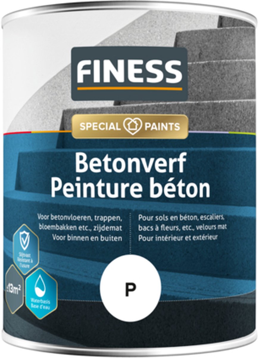 FINESS Betonverf 750ml Wit