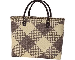 Shopper - Tas - Weekender - Shoppingbag - Weekendtas - Strandtas - Boodschappentas - Handed By Avenue - Shopper XL - Bruin - Taupe