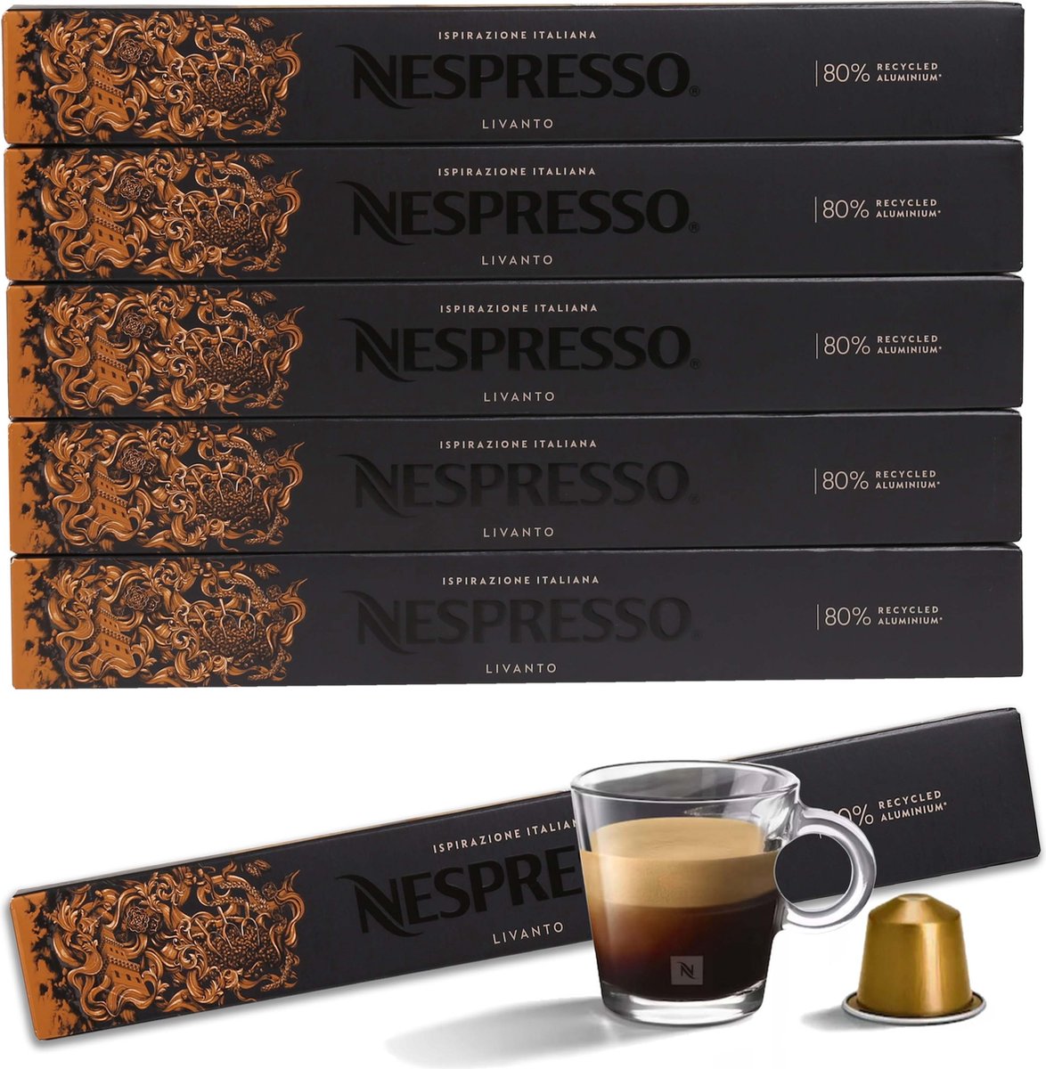 Koffie met smaakcapsules Koffiecapsule ISPIRAZIONE GENOVA LIVANTO NESPRESSO