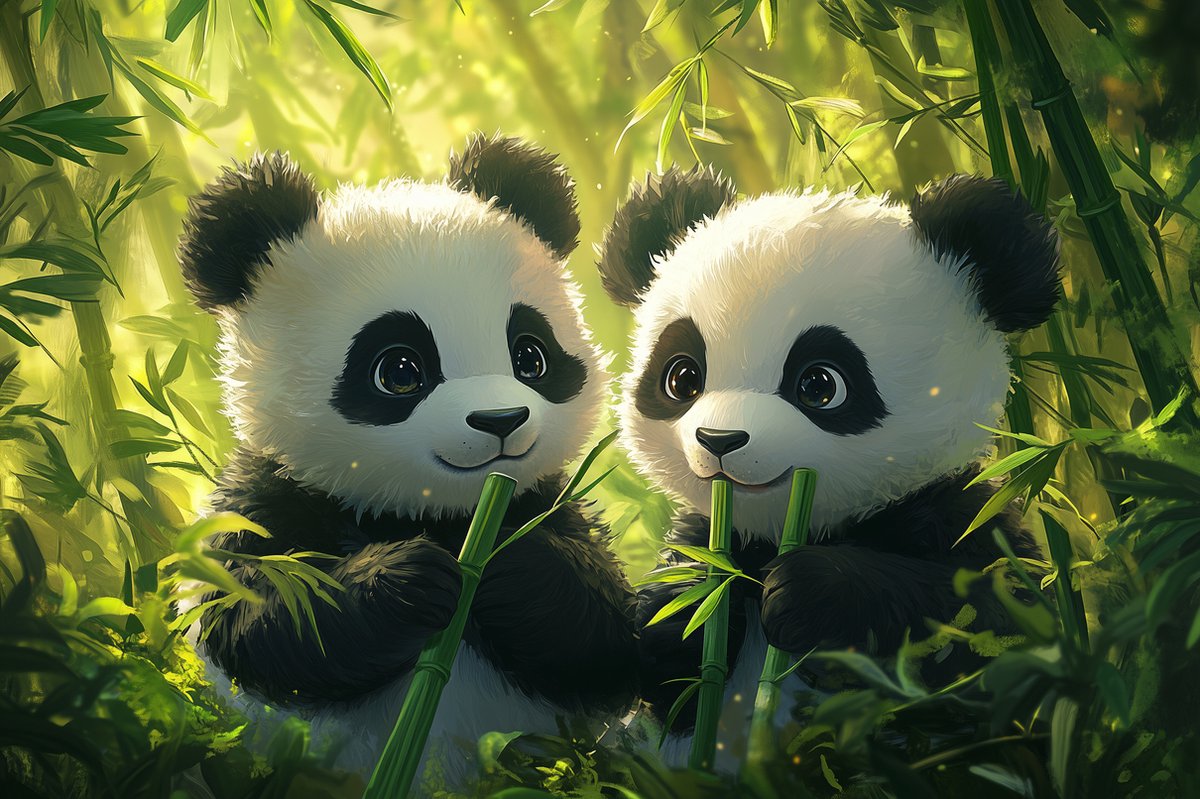 Extra Grote A1 Panda Poster
