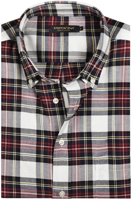 Chemise Flanelle Steppin' Out Check Noir Zwart - Taille XL - Homme