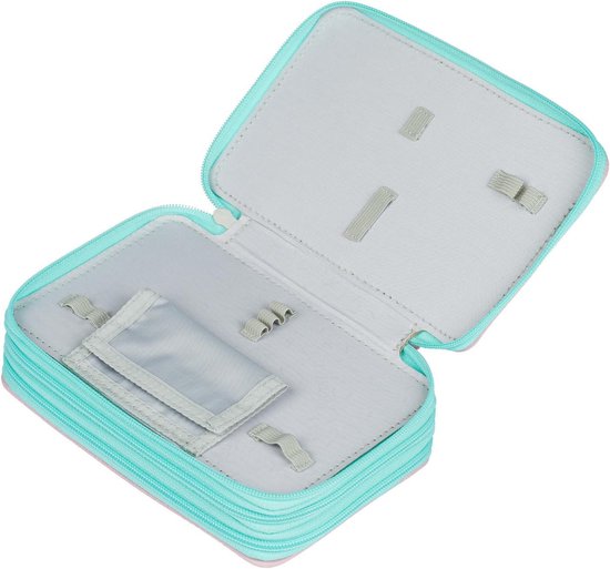 GirlZone Princess Briefpapier Set - 45-delige sprookjesachtige briefschrijfset, veelkleurig notitiepapier met feeën en feeënletters & enveloppen, stempels en stickers