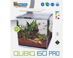 Superfish Qubiq 60 Pro 40x40x50.8 cm - Aquaria - Zwart