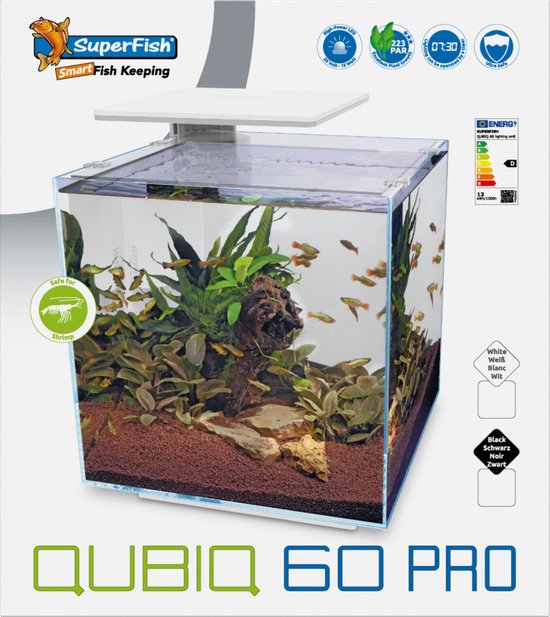 Superfish Qubiq 60 Pro Zwart aquarium