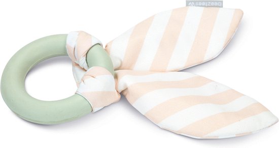 Beeztees Puppy Tjuwa Kauwring - Hondenspeelgoed - Grijs - 8,5 cm