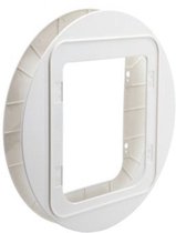 SureFlap Kattenluik Montageadapter L - Wit - 18 x 17 cm