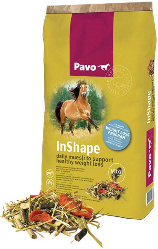 Pavo Inshape - Paardenvoer - 15 kg Pavo Inshape - Paardenvoer - 15 kg