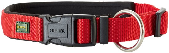 Hunter Vario Plus Hondenhalsband - 45-50 cm - Rood/Zwart
