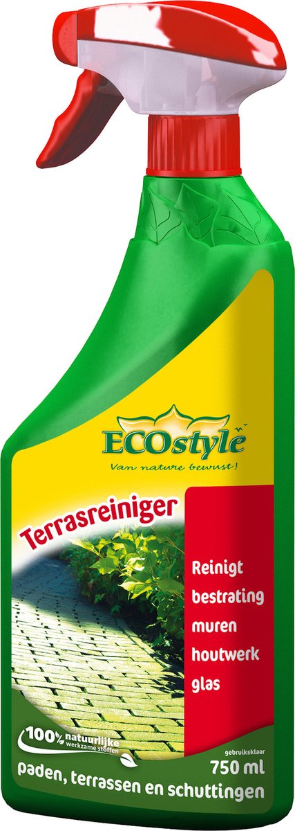 ECOstyle Terrasreiniger Spray - voor Steen Glas en Houten Oppervlakken - Gemaakt van plantaardige vetzuren - 750 ML van Merkloos	 — afbeelding 5