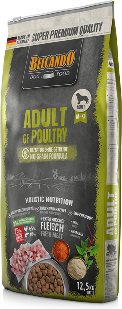 Belcando Belcando Adult Grainfree - Hondenvoer - Kip 12.5 kg