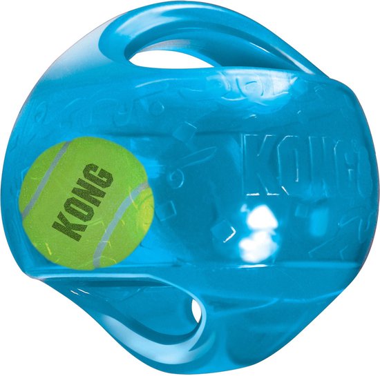 Foto: Kong jumbler ball assorti kleur m l honden speelgoed 14 cm