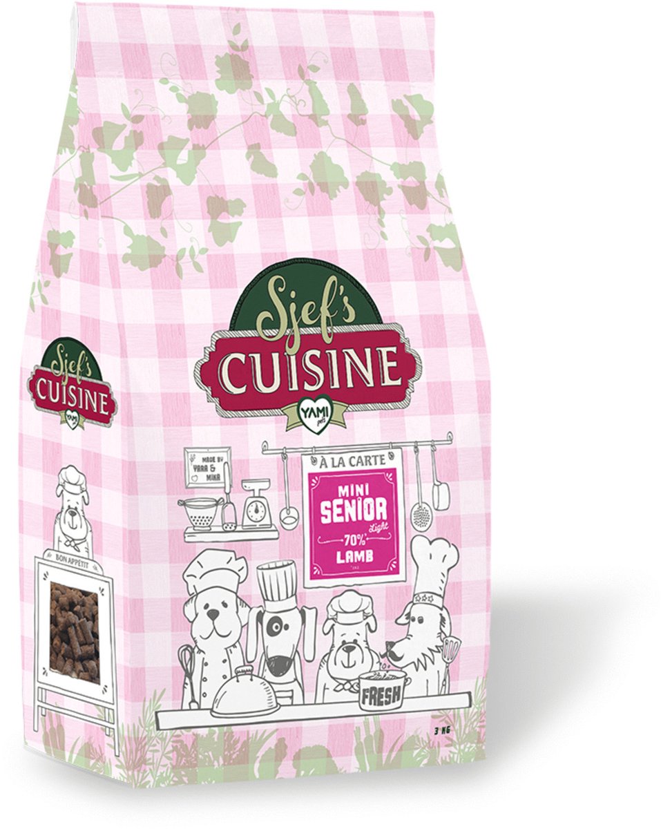 Sjef's Cuisine Sjef's Cuisine Senior Mini - Hondenvoer - Lam 3 kg 2-10kg Mini