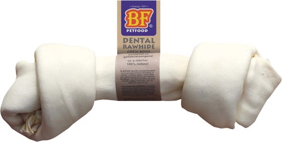 BF Petfood Dental Knoop Rawhide L