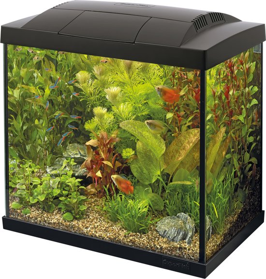 Foto: Superfish aquarium start 30 tropical kit retro led 27 l aquaria zwart