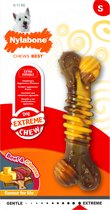Texture d'os à mâcher Nylabone Extreme avec saveur run et fromage - Petit à 11 kg