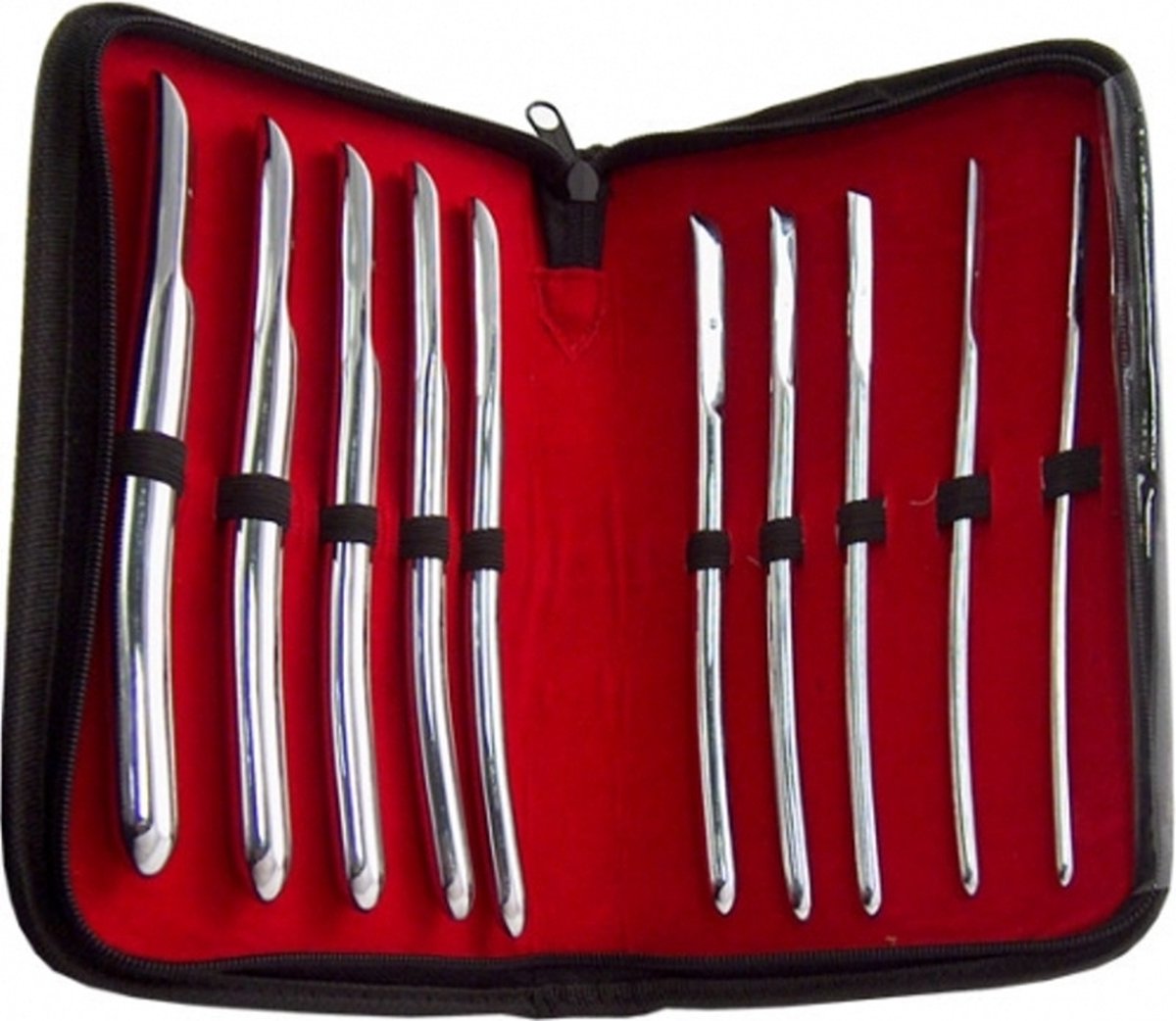 Hegar dilators 10-stuks set