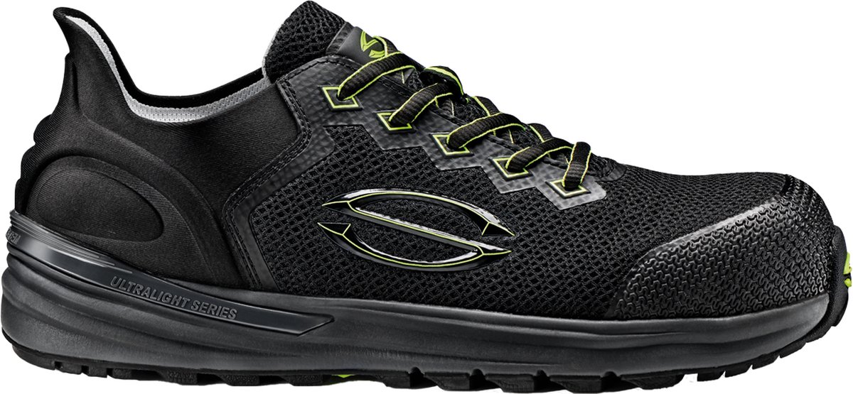 SIR SAFETY BIKE Veiligheidsschoenen S1PS HEREN Werkschoen Zwart - Glasvezel Neus en Composiet Tussenzool - Antislip SR - Antistatisch