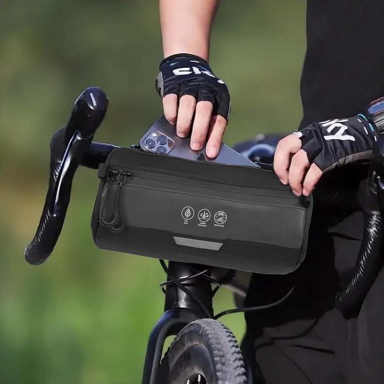 Sacoche de guidon de vélo Sac de vélo multifonction de litres avec  bandoulière bol