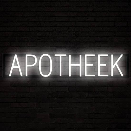 PHARMACIE - Néon publicitaire Enseigne Néon LED éclairée | SortBrite | 79,28 x 16 cm | 6 modes de gradation et 8 animations lumineuses | Éclairage au néon pour panneaux publicitaires