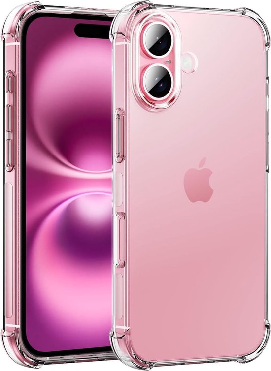 Coque adaptée pour coque iPhone 16 Plus - Coque arrière antichoc Arara - transparente
