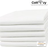 Cottzy- Flanellen Luiers- Flanellen doeken-Set van 5 stuks-70x80cm