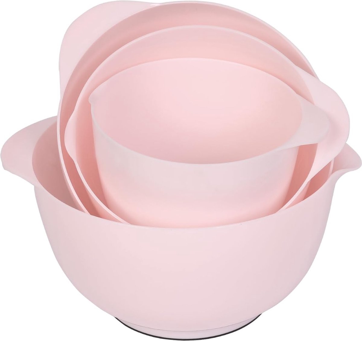 Goodivery ® Mengkom Set van Vier Roze Plastic Schalen voor Keuken Gebruik