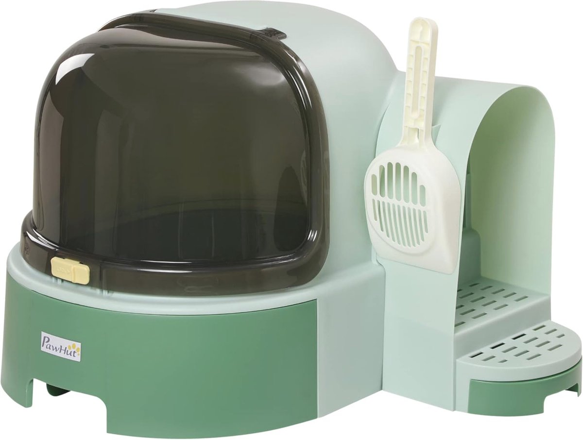 Goedkoopste Kattenbak met Deksel en Uittrekbare Vloerbaken - Modern en Ruimtelijk Design voor Katten