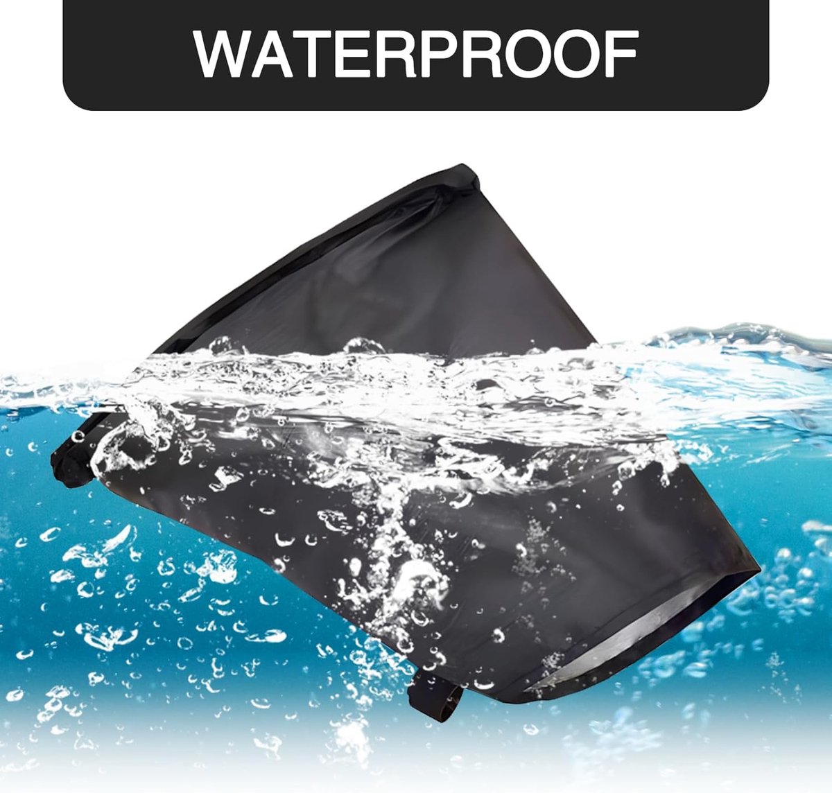 Regenhoes - Regencover - regenhoes voor oplaadpistool - waterdichte hoes voor oplader - elektrisch voertuig voor nieuwe energie - Dekzeil - Waterdichte Regenhoes - waterdicht - zwart - regendicht - oplaadpoort beschermhoes - Polyester - 16*42*28cm – foto 5