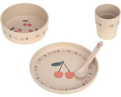 Lässig serviesset PP/Cellulose - Happy Fruits Cherry