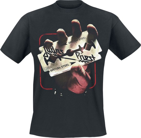 Judas Priest British Steel 50HMY Tour Heren T-shirt - zwart - L