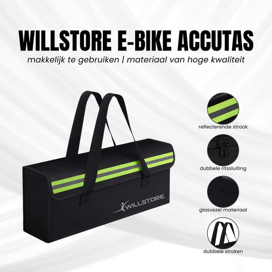 Accutas Voor Elektrische Fiets Accutas Brandwerende Veilige Tas Accu Veiligheidstas Dagelijkse