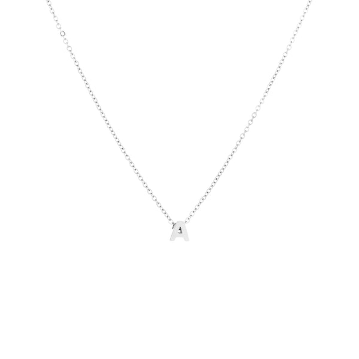 Letter-Ketting-A-Zilver