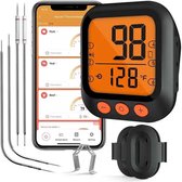 Bol.com Lopoleis® Vleesthermometer – BBQ Thermometer – Digitaal - Bluetooth met app - Met Timer & Alarmsensor – Oventhermometer ... aanbieding