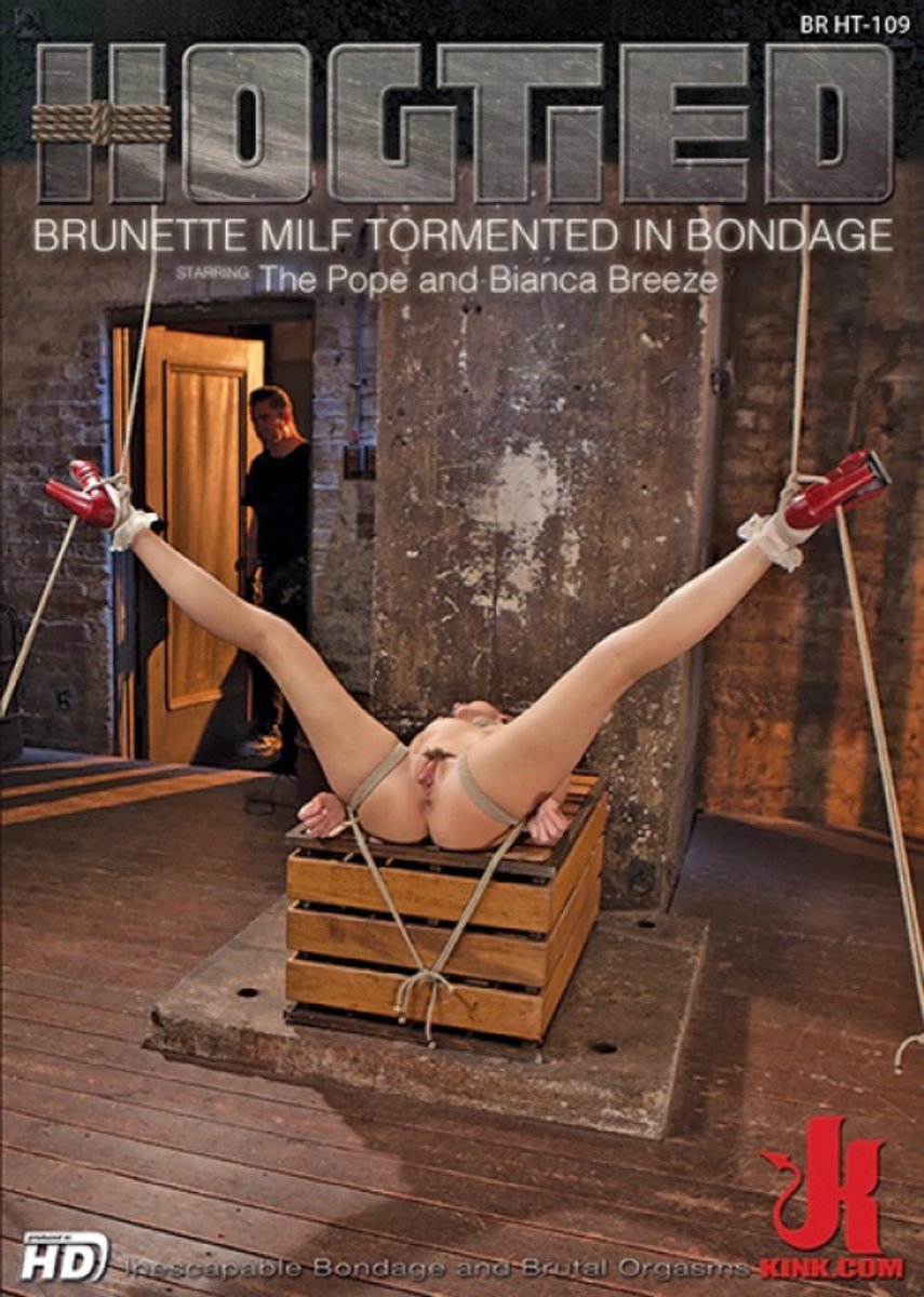 Hogtied - Brunette MILF Tormented in Bondage - HT109
