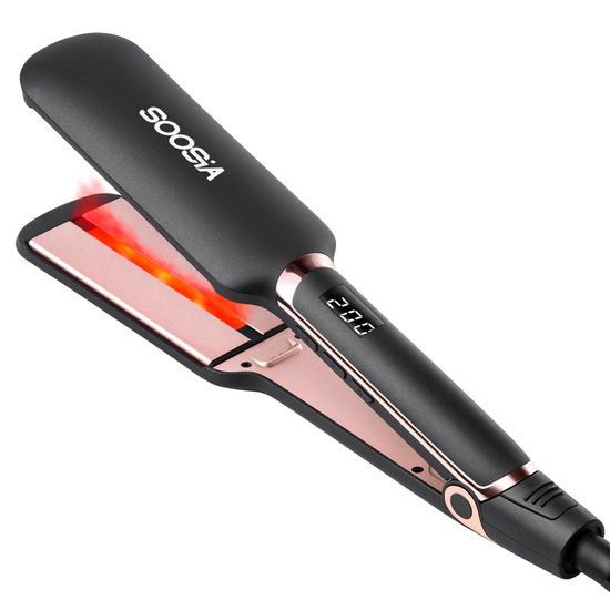 Fer à lisser Soosia SteamStyler à vapeur - Fers à lisser - Lisseur à cheveux - Technologie vapeur