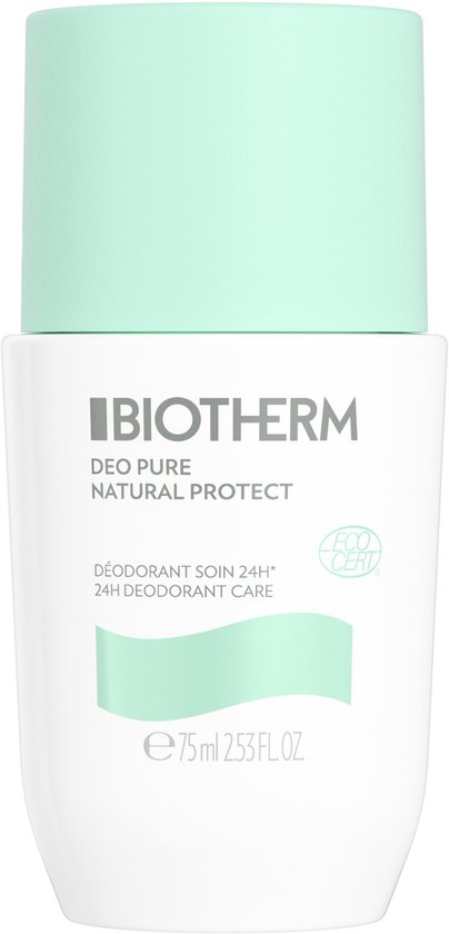 Biotherm Deo Pure Natural Protect Deodorant - Roll-On Deodorant - 24H Anti-Transpirant - Met Aloë Vera - 75ml