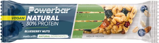 Barre protéinée Natural Powerbar - Vegan - Nuts de myrtille (18x40g)