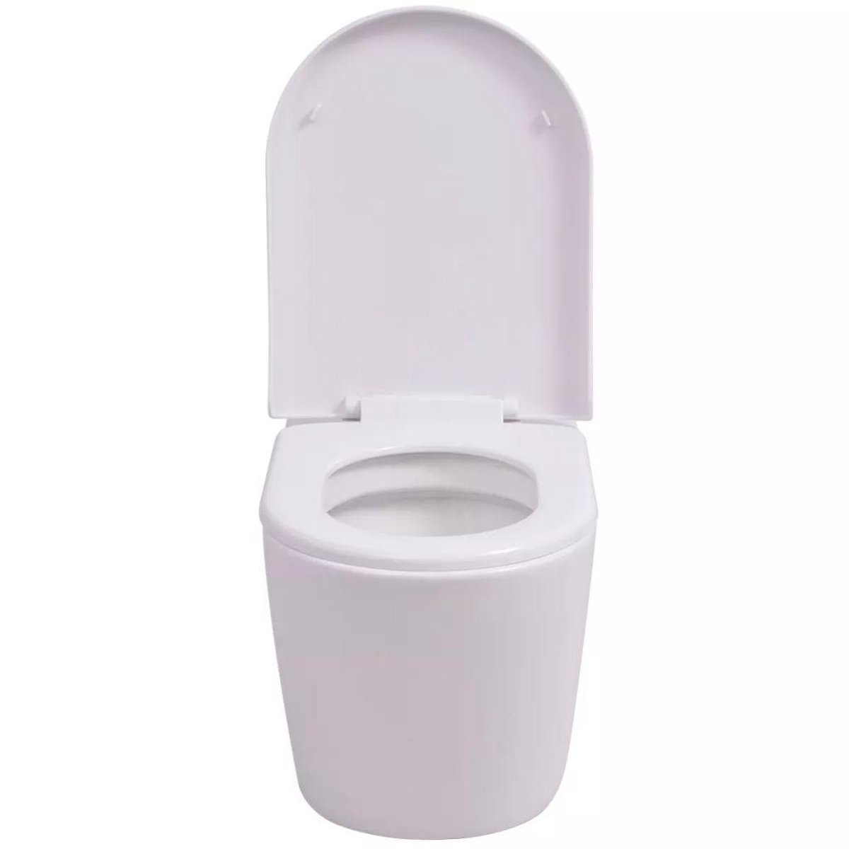Hangend toilet mat wit Tornado