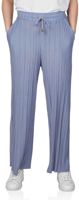 DENIMFY Dames Chino Broek DFBrenda comfort/relaxed Blauw XXL Volwassenen