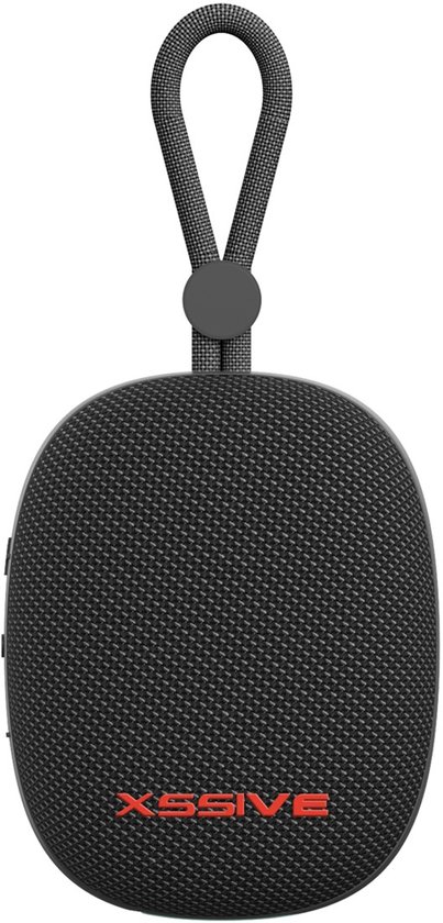 Mini Speaker Bluetooth 5.3 Draadloos Spatwaterdicht Klein Zwart – 12 Uur Batterij, Krachtig Geluid, Draagbaar