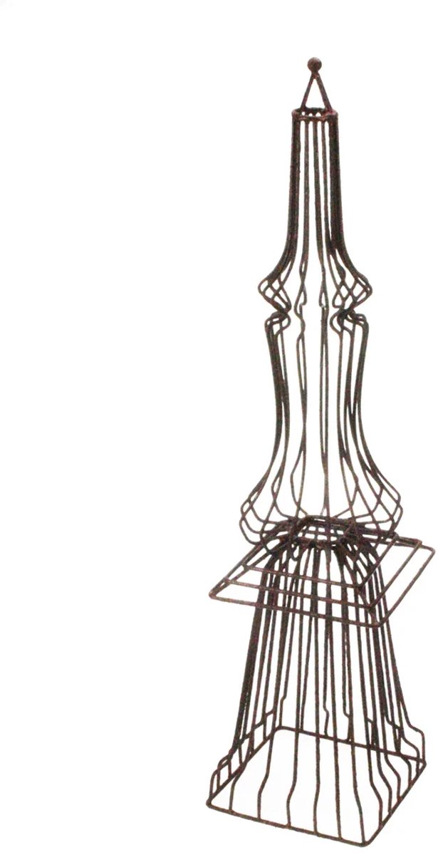 Decoratieve trellis, metaal 12,5x12,5x53cm