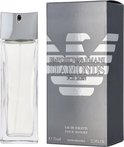 Armani Emporio Diamonds for Men Eau de Toilette 75ml parfumfles met zilverkleurige doos.